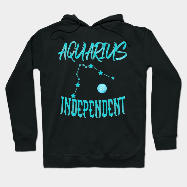 Aquarius Independent Hoodie by KrasiStaleva